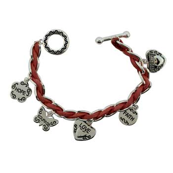Zinc Alloy Silver Plated Bracelets