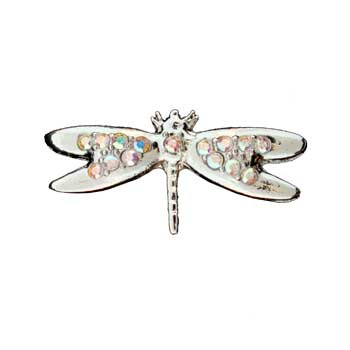 Zinc Alloy Rhodium Plated Butterlfy Rings
