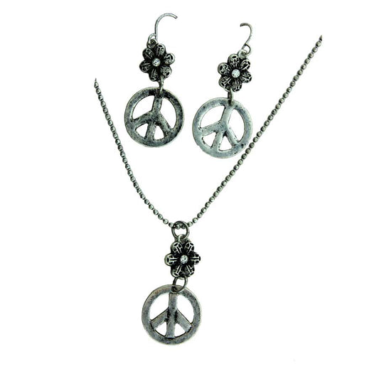 Zinc Alloy Antique Silver Finish Pendants & Earrings