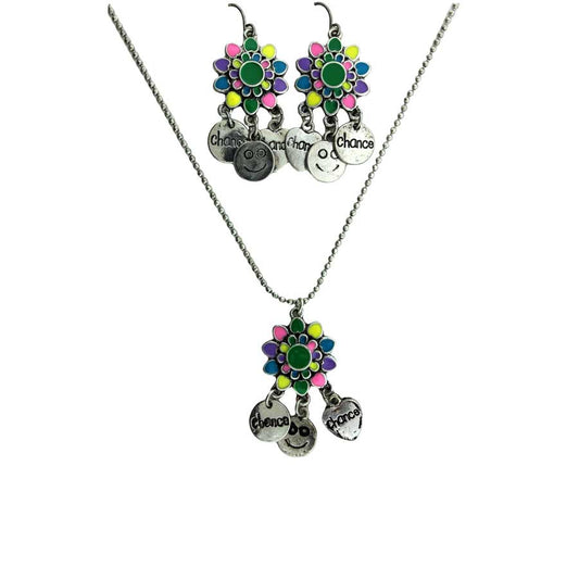 Zinc Alloy Silver Plated Pendants & Earrings