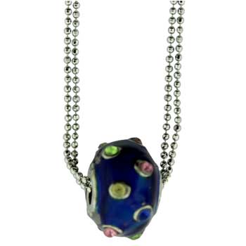Zinc Alloy Rhodium Plated 17X10 mm Necklace