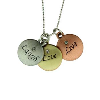 Zinc Alloy Silver Plated Necklace