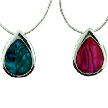 Zinc Alloy Silver Plated 25X18 mm Necklace