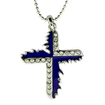 Zinc Alloy Rhodium Plated Necklace