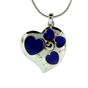 Zinc Alloy Rhodium Plated 29 mm Necklace