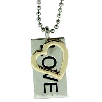 Zinc Alloy Gold And Rhodium 29X17 mm Necklace