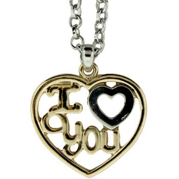 Zinc Alloy Gold And Rhodium 29X26 mm Necklace