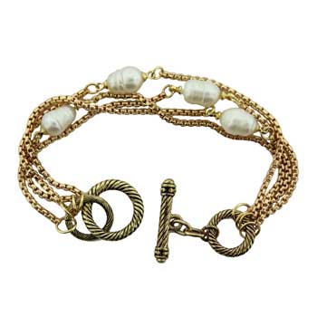 Zinc Alloy Gold Plated Gold Bracelets