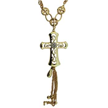 Zinc Alloy Gold 65X50 mm Necklace