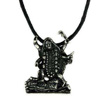 Zinc Alloy Burnished Silver Finish Necklace