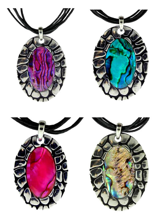 40X30mm Zinc Alloy Rhodium Plated Oval Pendants