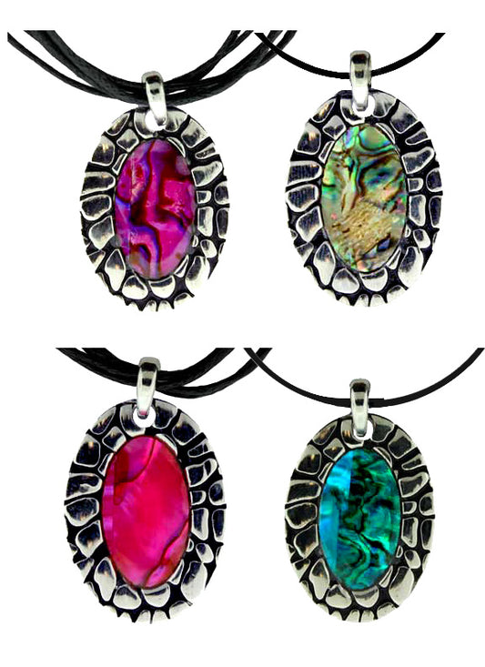 30X22mm Zinc Alloy Rhodium Plated Oval Pendants