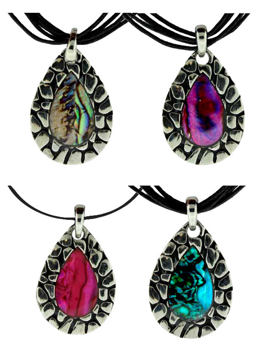30X20mm Zinc Alloy Rhodium Plated Pear Pendants