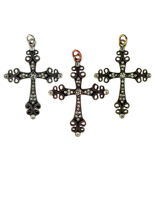44X32mm Zinc Alloy Copper Tone Pendants