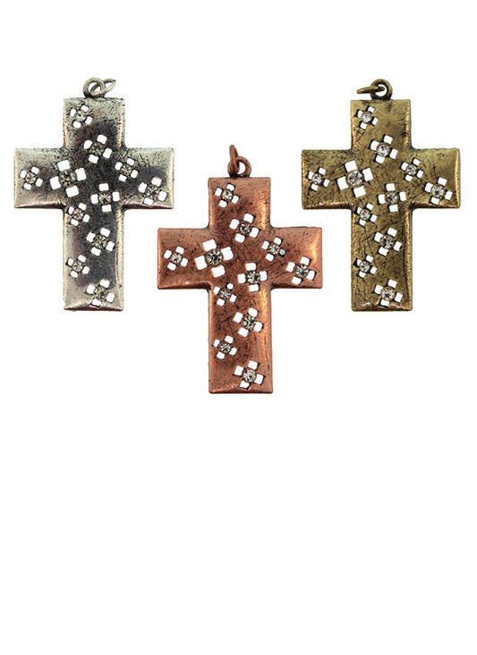 45X34mm Zinc Alloy Copper Tone Pendants