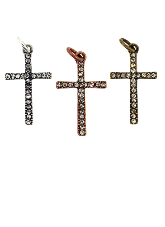 25X15mm Zinc Alloy Copper Tone Pendants