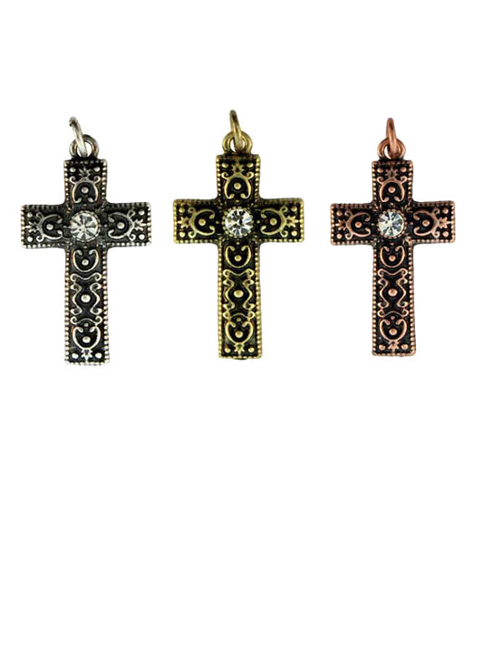 32X18mm Zinc Alloy Copper Tone Pendants