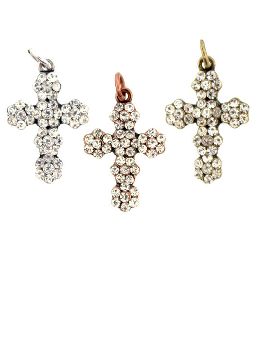 25X17mm Zinc Alloy Copper Tone Pendants