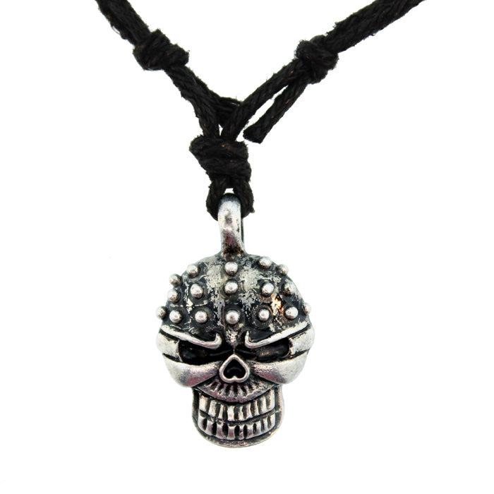 Zinc Alloy Burnished Silver Finish Necklace