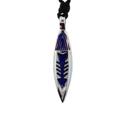 48X10mm Zinc Alloy Silver Plated Necklace