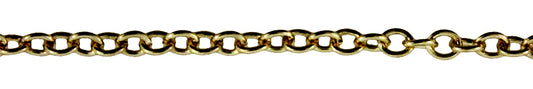 3 Foot Zinc Alloy Gold Plated Chain