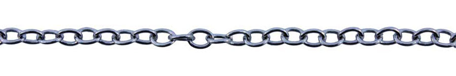 3 Foot Zinc Alloy Rhodium Plated Chain