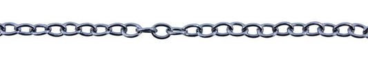 3 Foot Zinc Alloy Rhodium Plated Chain