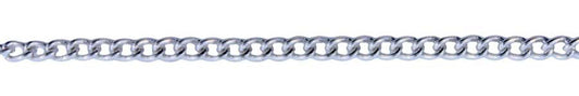 3 Foot Zinc Alloy Silver Plated Chain