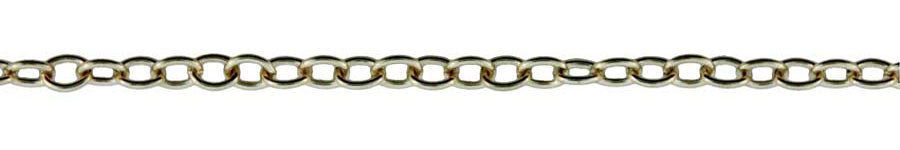 3 Foot Zinc Alloy Gold Plated Chain