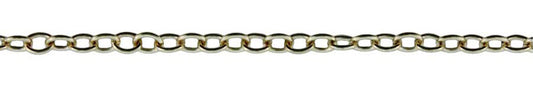 3 Foot Zinc Alloy Gold Plated Chain
