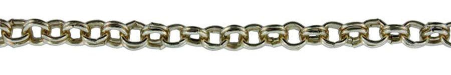 3 Foot Zinc Alloy Gold Plated Chain