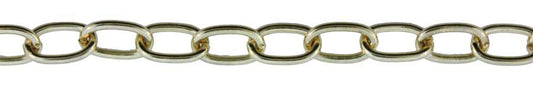 3 Foot Zinc Alloy Gold Plated Chain