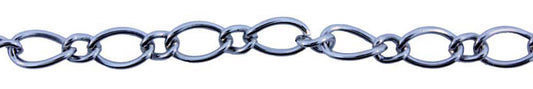 3 Foot Zinc Alloy Rhodium Plated Chain