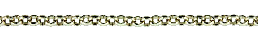 3 Foot Zinc Alloy Gold Plated Chain