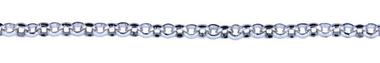 3 Foot Zinc Alloy Silver Plated Chain
