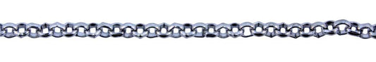 3 Foot Zinc Alloy Rhodium Plated Chain