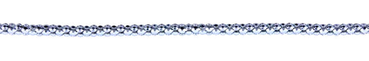 3 Foot Zinc Alloy Silver Plated Chain