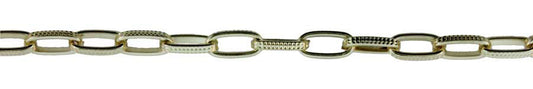 3 Foot Zinc Alloy Gold Plated Chain