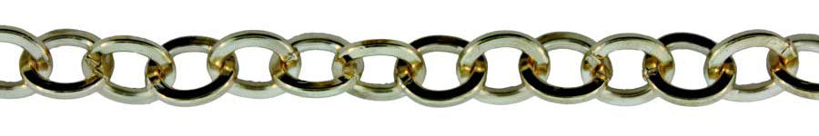 3 Foot Zinc Alloy Gold Plated Chain