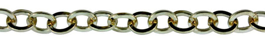 3 Foot Zinc Alloy Gold Plated Chain