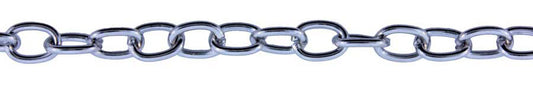 3 Foot Zinc Alloy Rhodium Plated Chain