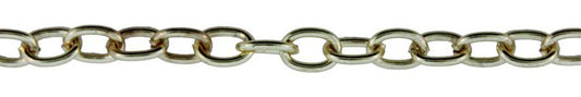 3 Foot Zinc Alloy Gold Plated Chain