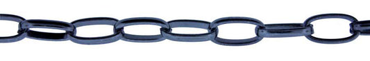 3 Foot Zinc Alloy Black Finish Chain