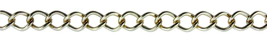 3 Foot Zinc Alloy Gold Plated Chain