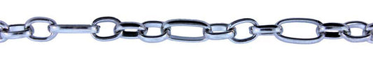 3 Foot Zinc Alloy Rhodium Plated Chain