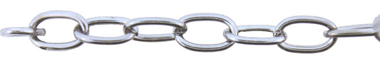 3 Foot Zinc Alloy Silver Plated Chain