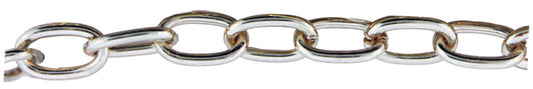 3 Foot Zinc Alloy Rhodium Plated Chain