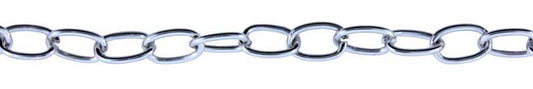 3 Foot Zinc Alloy Rhodium Plated Chain