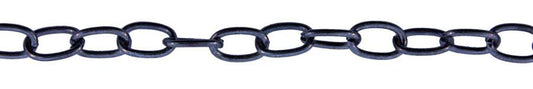 3 Foot Zinc Alloy Black Finish Chain