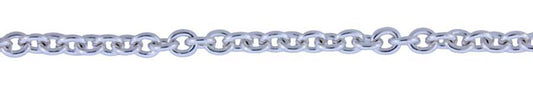 3 Foot Zinc Alloy Silver Plated Chain